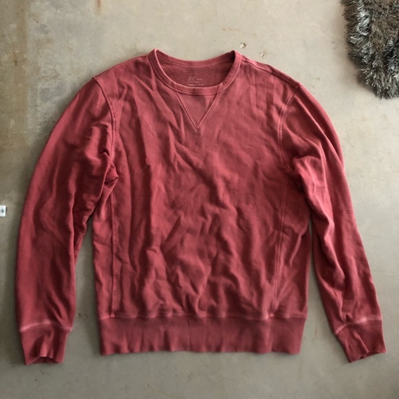 J CREW red garment dyed sweater - Picture 2 of 4